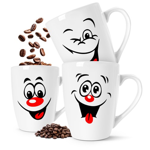 Kaffeebecher set mit - kaffeebecher-set, henkel