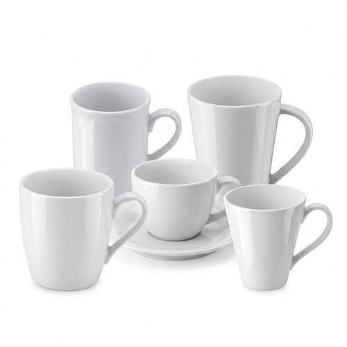 Porzellan henkel tasse weiß - henkel,