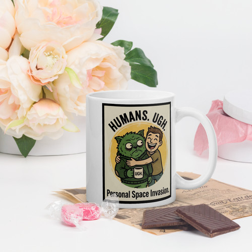 Witzige tasse humans ugh - tasse,