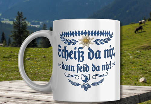 Bayerische tasse scheiß - scheiß, da