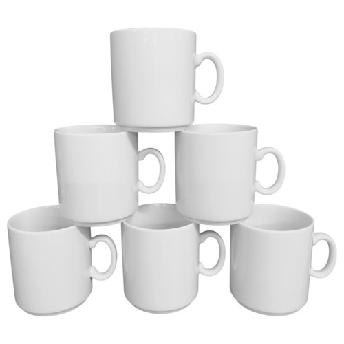 Kaffeebecher 6er set stapelbar - kaffeebecher,